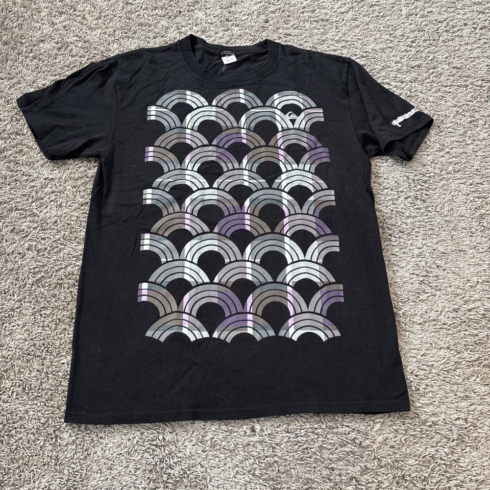 Vintage‎ Quicksilver Surf Skate Men's Medium T Tee Shirt Y2K Retro